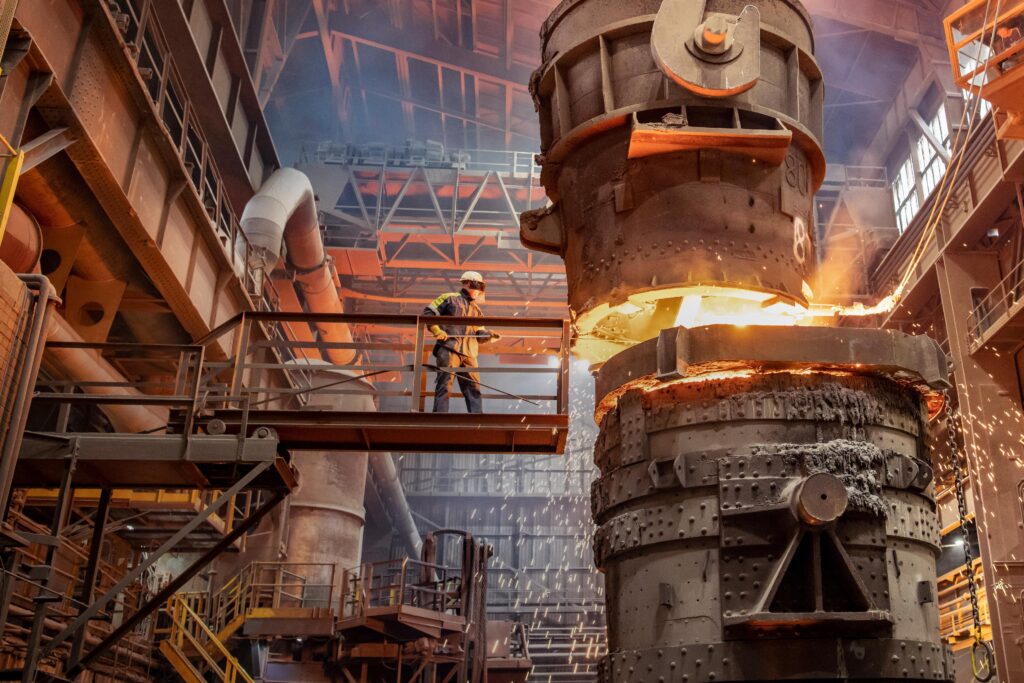 Steel and metal compressed air skid projects package