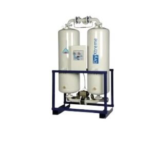 Heatless adsorption dryers (cold regenerated) Air flow 2,7 – 59m³/min The Dryextreme ND Adsorption Dryer is the perfect partner for applications that require the best quality compressed air, with dew points ranging from -40 °C to –70 °C. With an infinite number of user-programmable control algorithms, ND is special. MTA optimizes performance and conserves energy by tailoring the dryer to the application, as opposed to standard dryers that force the application to fit the dryer. DryXtreme provides 30 years of adsorption drying expertise that it has acquired working with esteemed clients in delicate applications.DryXtreme: a dependable, cutting-edge answer to your most exacting requirements.