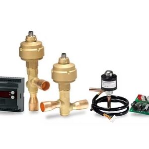 ETS Accessories are supporting components used with electronic expansion and refrigeration control systems to ensure correct installation, electrical connection, actuation, monitoring, and system operation. Depending on the specific ETS valve and control arrangement, accessories may include actuators, controllers, sensors, cables, connectors, mounting components, and related installation or service components.
