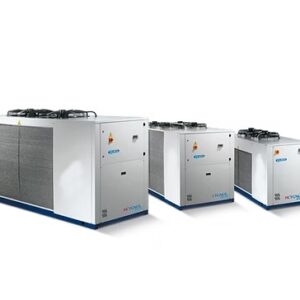 Air cooled reversible heat pumps Nominal heating capacity 7 – 65 kW. HCYGNUS TECH is a line of our reversible heat pumps designed for outdoor installation using the ecologically friendly refrigerant gas R410A. The use of axial fans with electronic speed control, as well as the large sizing of the condensing coils, ensure that the HCYGNUS TECH heat pumps are extremely quiet. The compact size and ease of installation make HCYGNUS TECH heat pumps ideal for usage in residential and commercial settings.