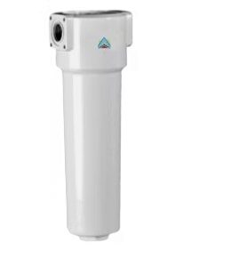 PureSep - AS - Aluminium centrifugal condensate separator Air flow 3,3 - 21,7 m³/min. The compressed air used in industrial applications contains a high concentration of pollutants and condensate, which must be removed because they produce rust and deposits in the air processing system and pipework. The PureSep - AS condensate separators are an excellent solution for this type of problem since they remove the majority of the liquid condensate in the compressed air system. The AS separators are made of an aluminum body with a centrifugal element that has a very high nominal separation efficiency (more than 98%) and very low load losses.