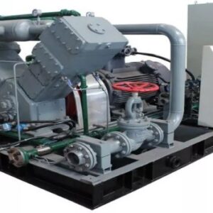 High-Flow 1200Nm³/h Oil-Free V-Type Skid Natural Gas Compressor