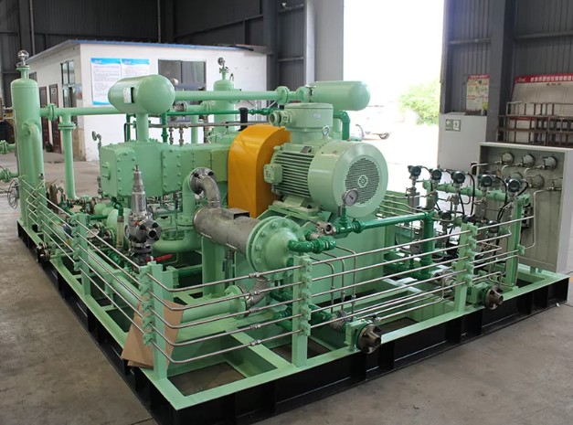 High Efficiency Skid Natural Gas Reciprocating Compressor Unit - Image 4