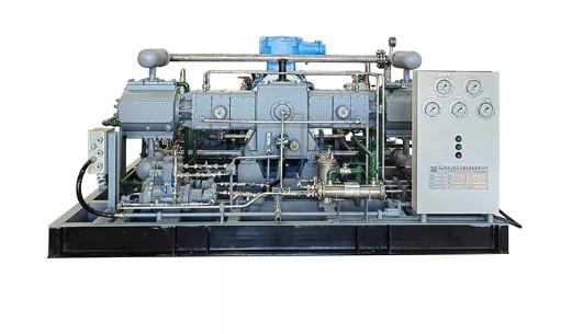Small Capacity Hydrogen Piston Compressor Skid
