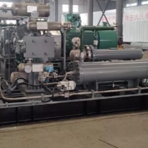 Ultra high pressure skid hydrogen compressor skid