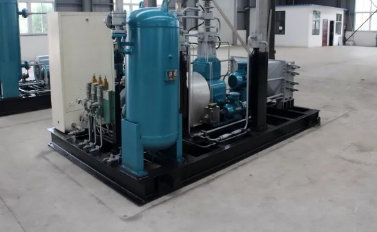 High-Pressure Oil-Free Natural Gas Piston Compressor skid for CNG - Image 5