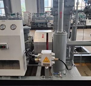 30kW Water-Cooled Ammonia Compressor skid for Refrigeration Plants