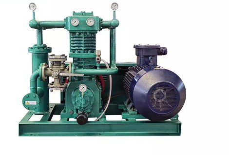 2.0m³/min High-Efficiency Oil-Free LPG Piston Compressor skid