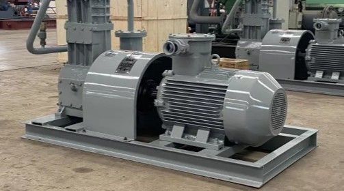 High-efficiency Oil-Free Unloading LPG Piston Compressor skid - Image 2