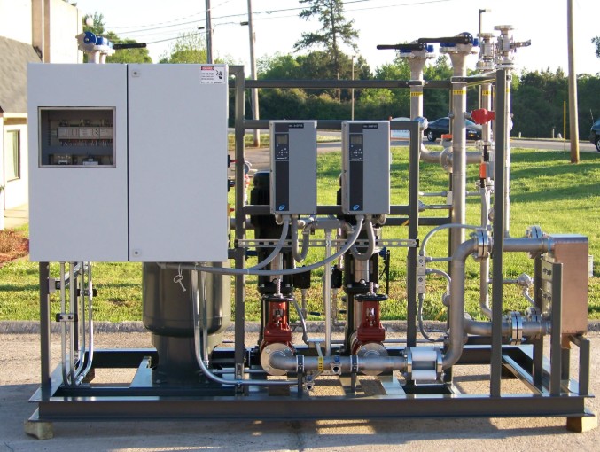 Heat exchange system skids industrial system factories