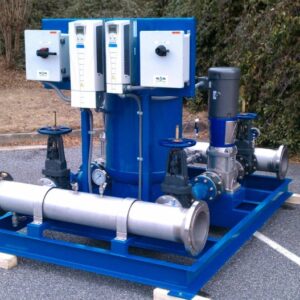 Packaged booster skid systems