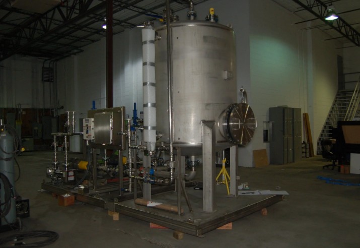 tepid water skids industrial