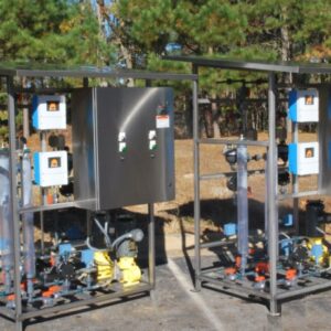 Chemical transfer skids