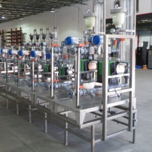 Chemical feed system skid