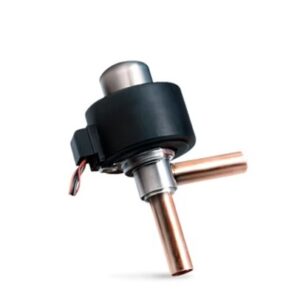Electronic expansion valves provide precise refrigerant flow control and are widely used in commercial refrigeration, industrial refrigeration, cold rooms, chillers, display cabinets, process cooling systems, and HVAC-R equipment.