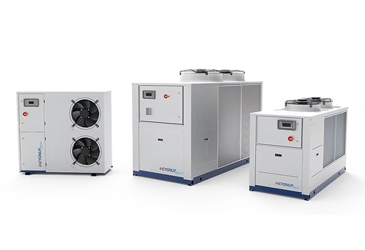 Air cooled reversible heat pumps with inverter technology Nominal heating capacity 6 – 50 kW. HCYGNUS TECH inverter is a series of our reversible heat pumps designed for outdoor installation with R410A refrigerant gas, and all installed motors are inverter-integrated. The EC brushless fans and generously sized condensing coils ensure optimal silence. The HCYGNUS TECH inverter heat pump line is ideal for usage in residential and commercial applications due to its compact size and ease of installation.